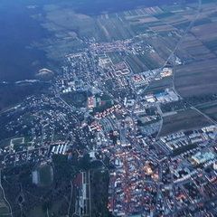 Verortung via Georeferenzierung der Kamera: Aufgenommen in der Nähe von Eisenstadt, Österreich in 1500 Meter
